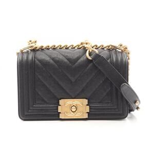 Chanel Boy Small Shoulder Bag/Handbag, Caviar Leather (Grained Calfskin), Wom...
